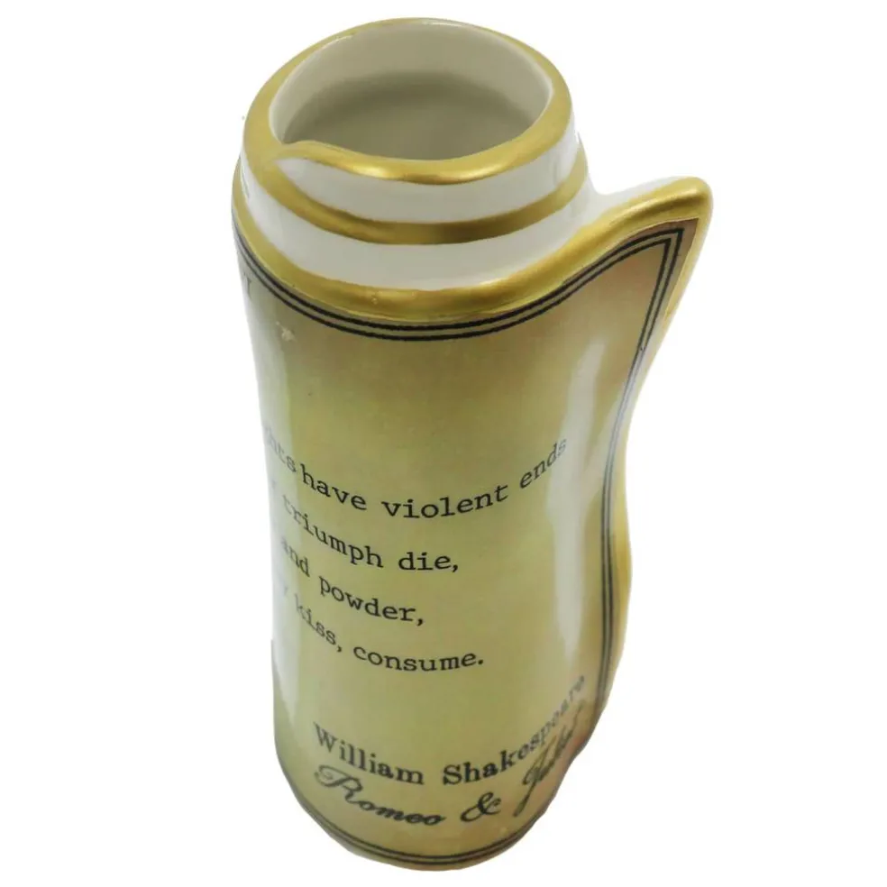 Assorted 7" Romeo & Juliet Ceramic Scroll Vase, 1pc. by Ashland®