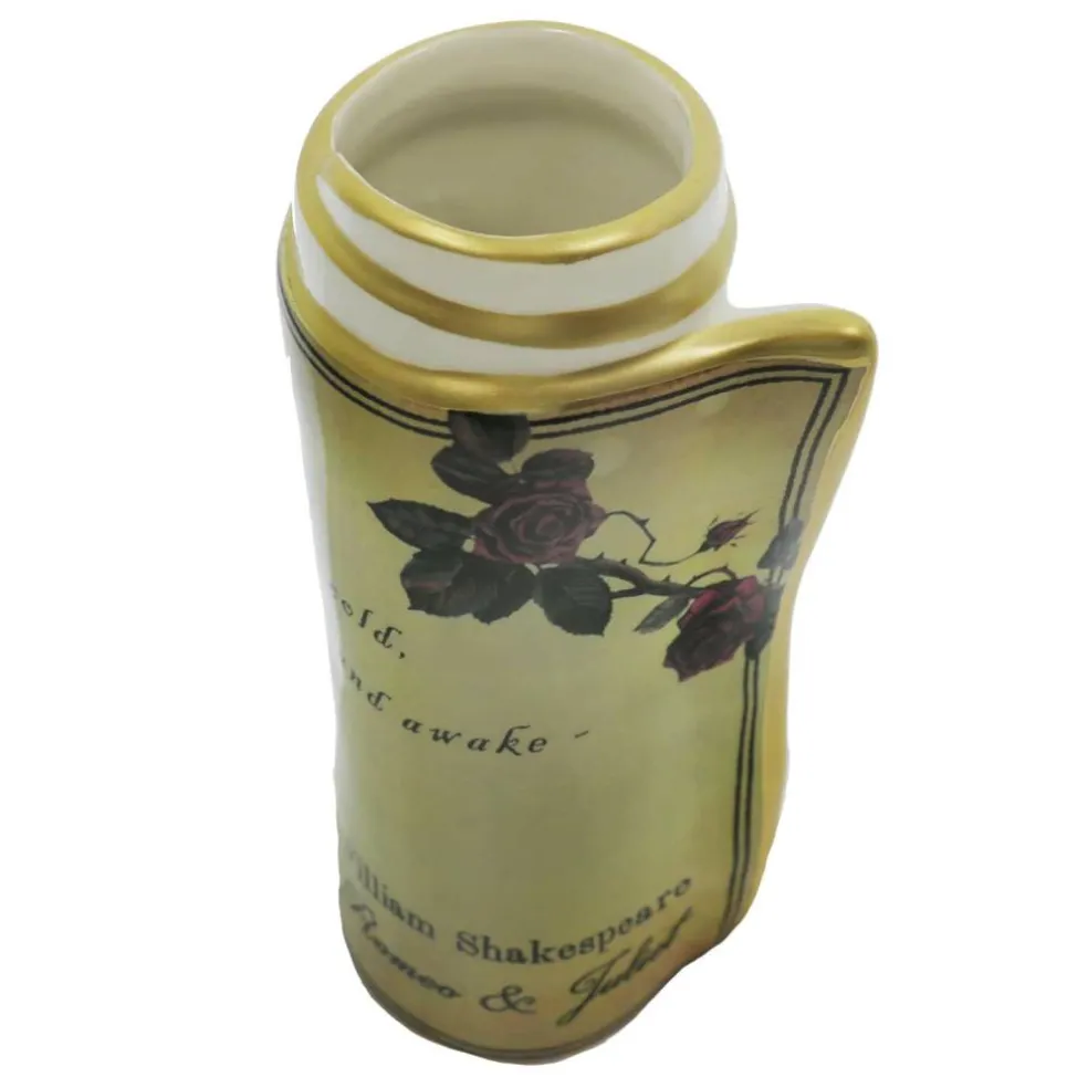 Assorted 7" Romeo & Juliet Ceramic Scroll Vase, 1pc. by Ashland®
