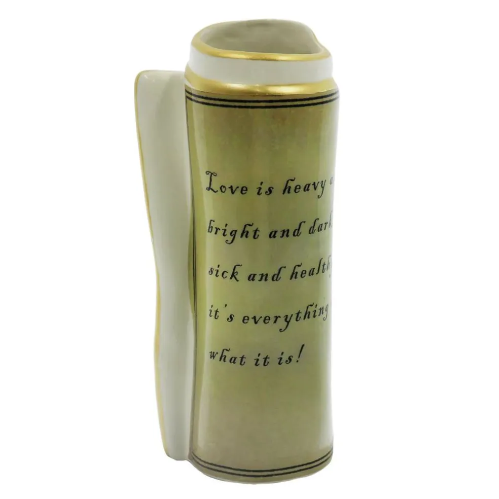 Assorted 7" Romeo & Juliet Ceramic Scroll Vase, 1pc. by Ashland®