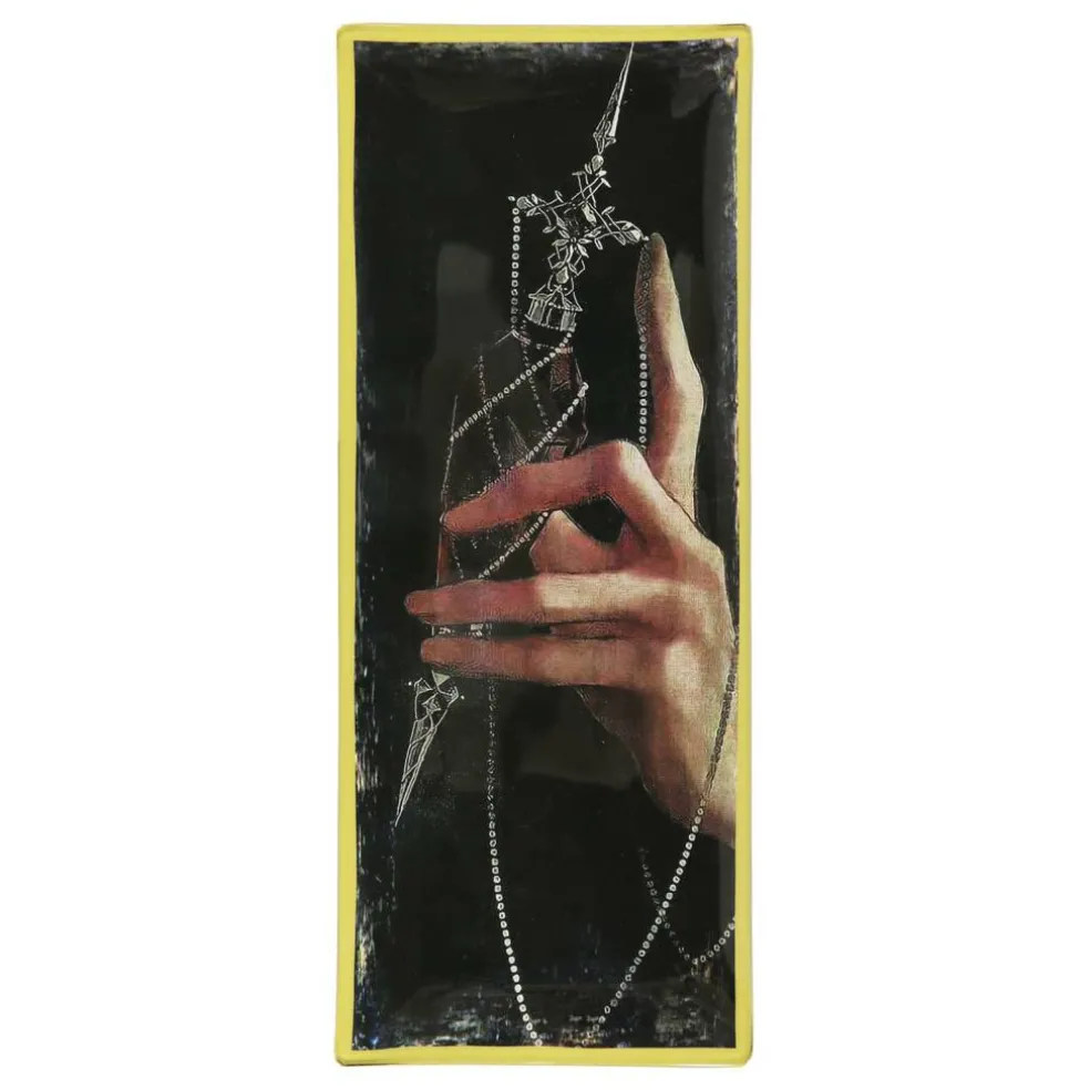 Assorted 10.5" Romeo & Juliet Glass Trinket Plate, 1pc. by Ashland®