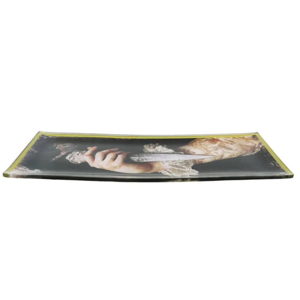 Assorted 10.5" Romeo & Juliet Glass Trinket Plate, 1pc. by Ashland®