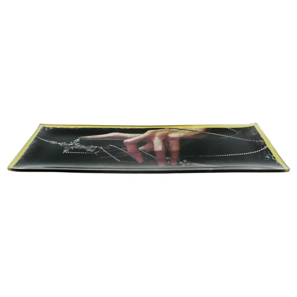 Assorted 10.5" Romeo & Juliet Glass Trinket Plate, 1pc. by Ashland®