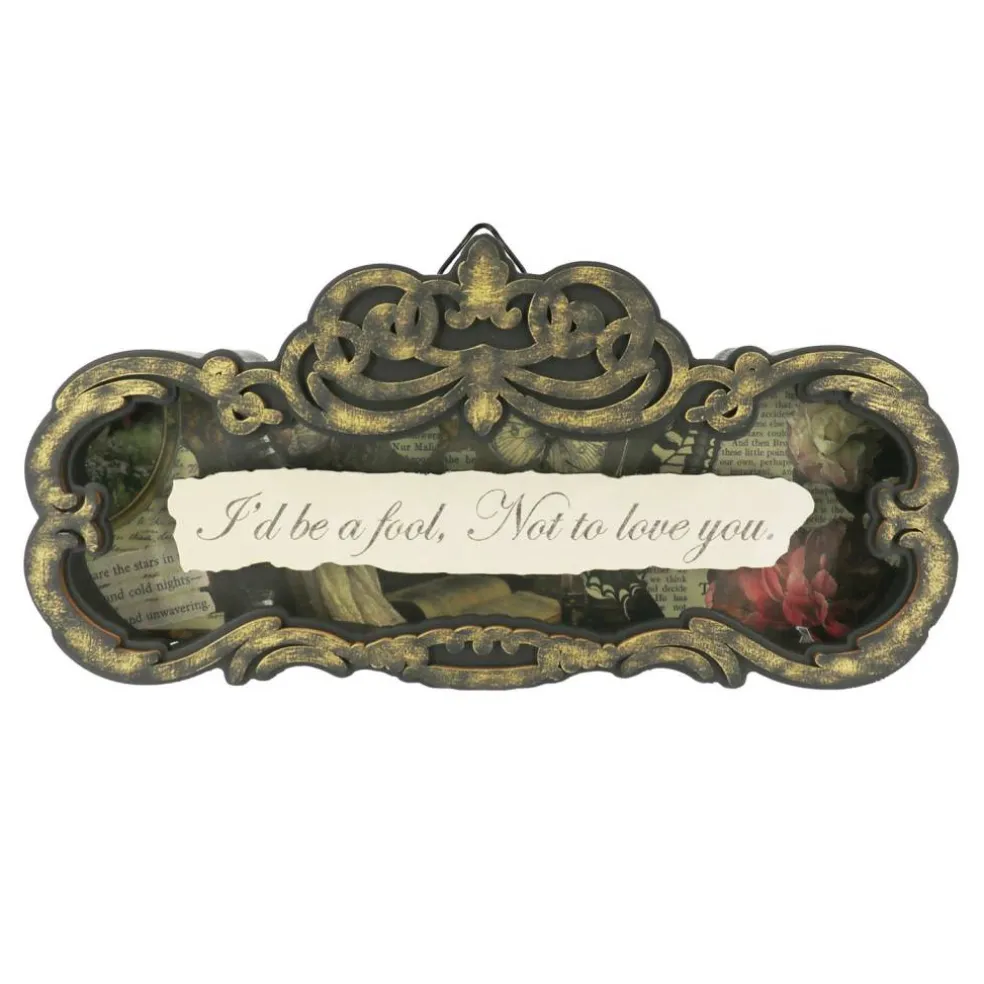 Assorted 12" Romeo & Juliet Quote Tabletop Sign in Ornate Frame, 1pc. by Ashland®