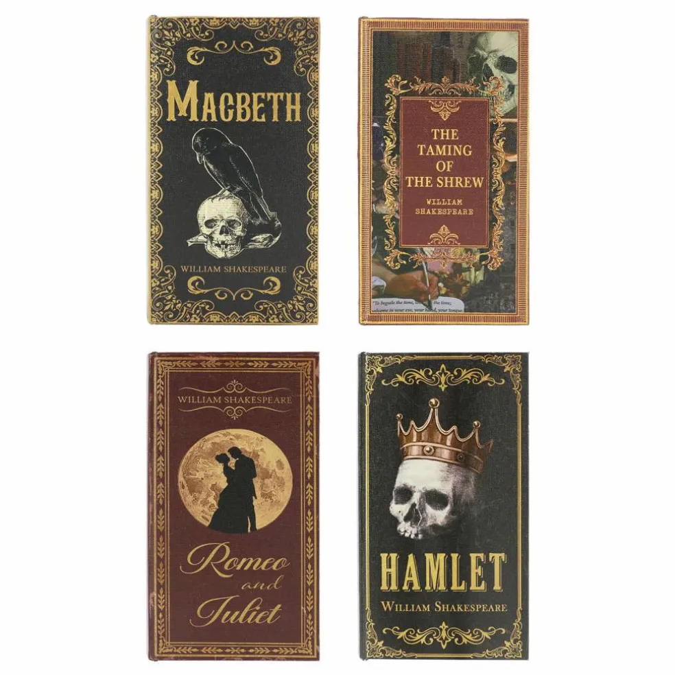 Assorted 9.25" Shakespeare Play Decorative Tabletop Book Box, 1pc. by Ashland®