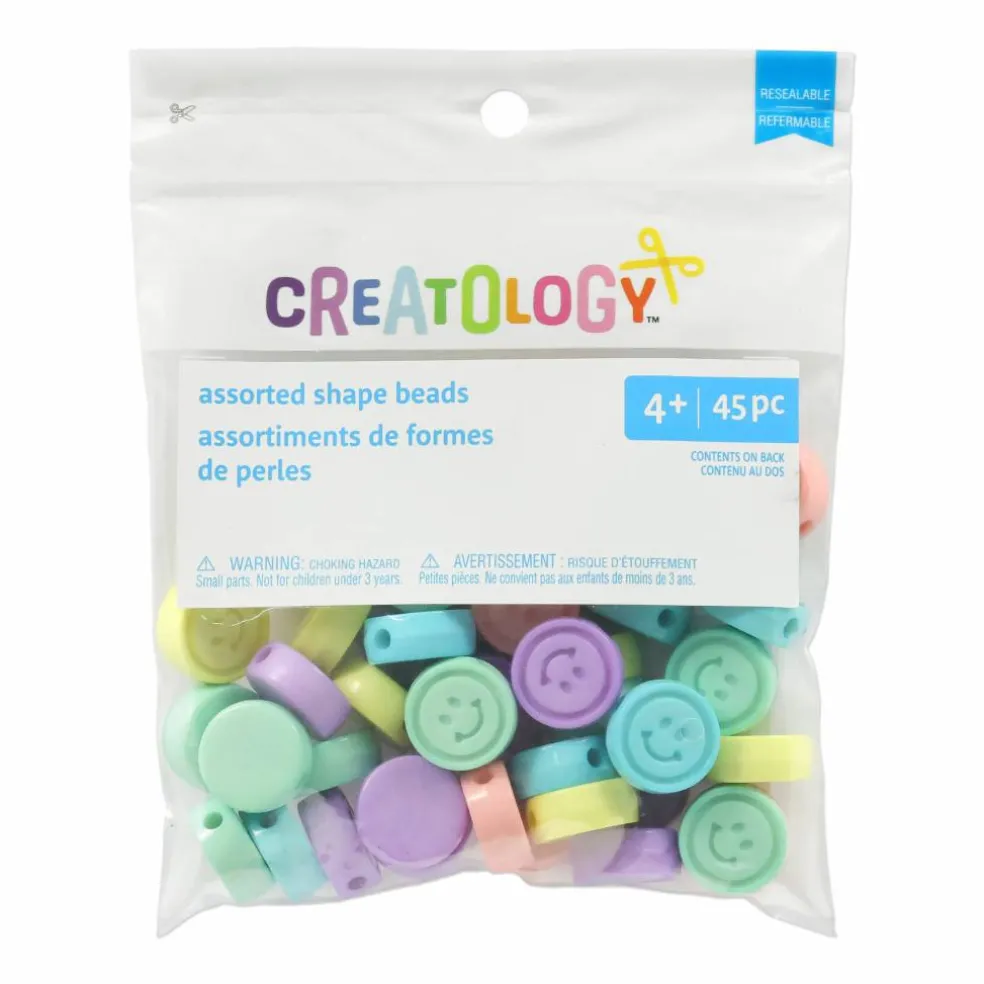 Assorted Smile Shape Beads by Creatology™