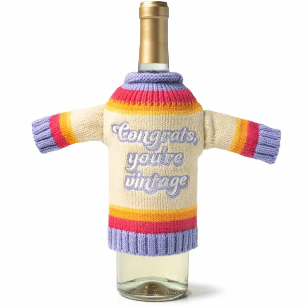 Assorted Two Left Feet® It's Yo Birthday Wine & Bottle Sweater, 1pc.