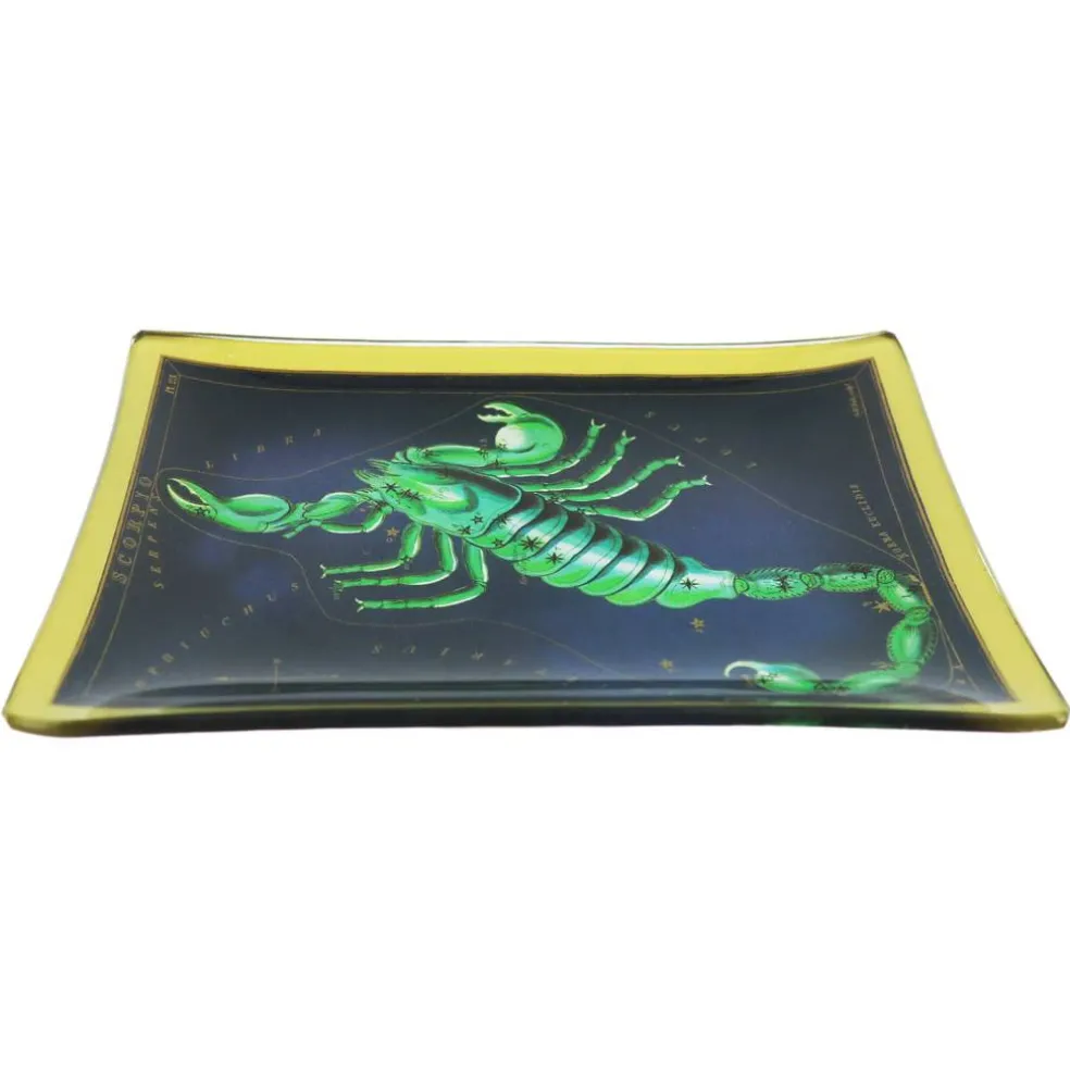 Assorted 5.5" x 4" Zodiac Glass Plate by Ashland®, 1pc.