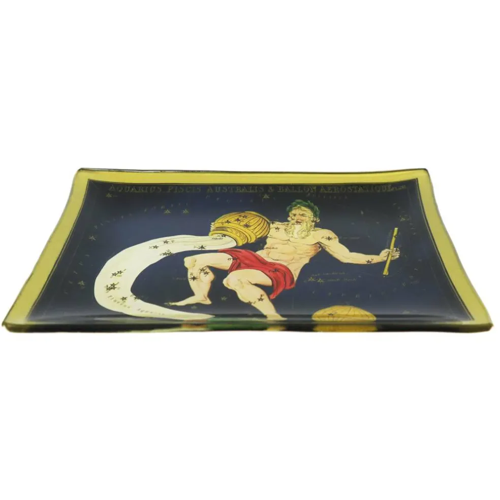 Assorted 5.5" x 4" Zodiac Glass Plate by Ashland®, 1pc.
