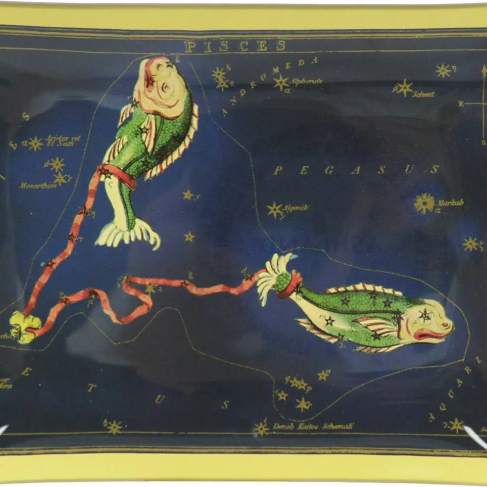 Assorted 5.5" x 4" Zodiac Glass Plate by Ashland®, 1pc.