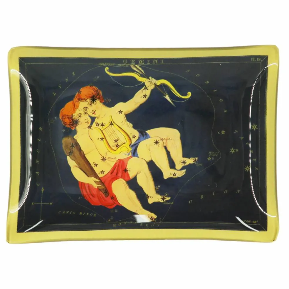 Assorted 5.5" x 4" Zodiac Glass Plate by Ashland®, 1pc.