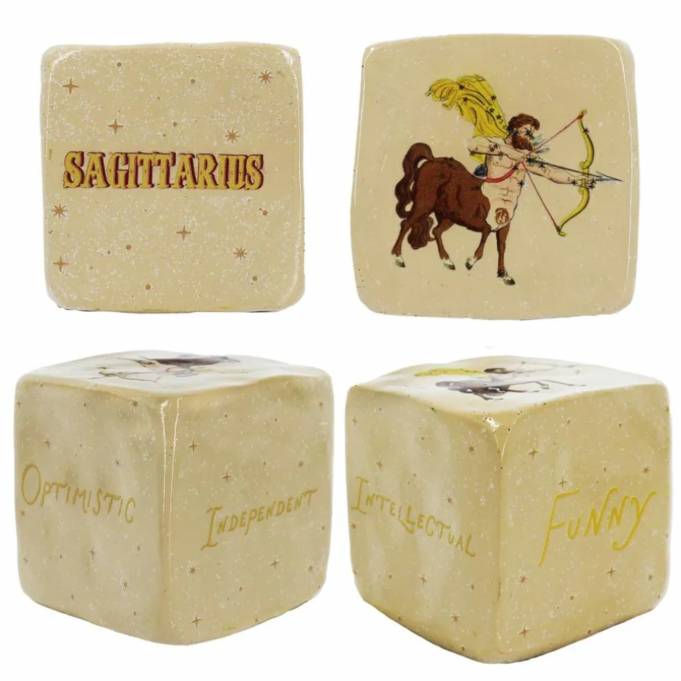 Assorted 3" Zodiac Block Tabletop Décor by Ashland®, 1pc.