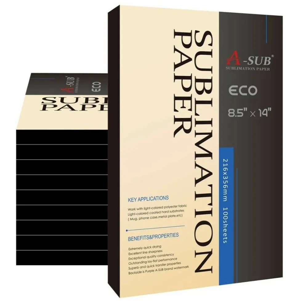 A-SUB Eco 125g Sublimation Paper in Multiple Sizes