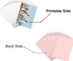A-SUB Sublimation Paper for DIY Unique Christmas Gifts Compatible with Inkjet Printer which Match Sublimation Ink
