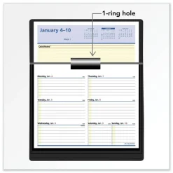 AT-A-GLANCE 12 Month: Jan 2026 to Dec 2026 7 in. x 6 in. Flip-A-Week Desk Calendar Refill with QuickNotes - White Sheets