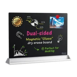 Audio-Visual Direct Magnetic Desktop Memo White Board Planner for Reception & Office