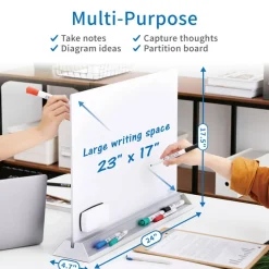 Audio-Visual Direct Magnetic Desktop Memo White Board Planner for Reception & Office