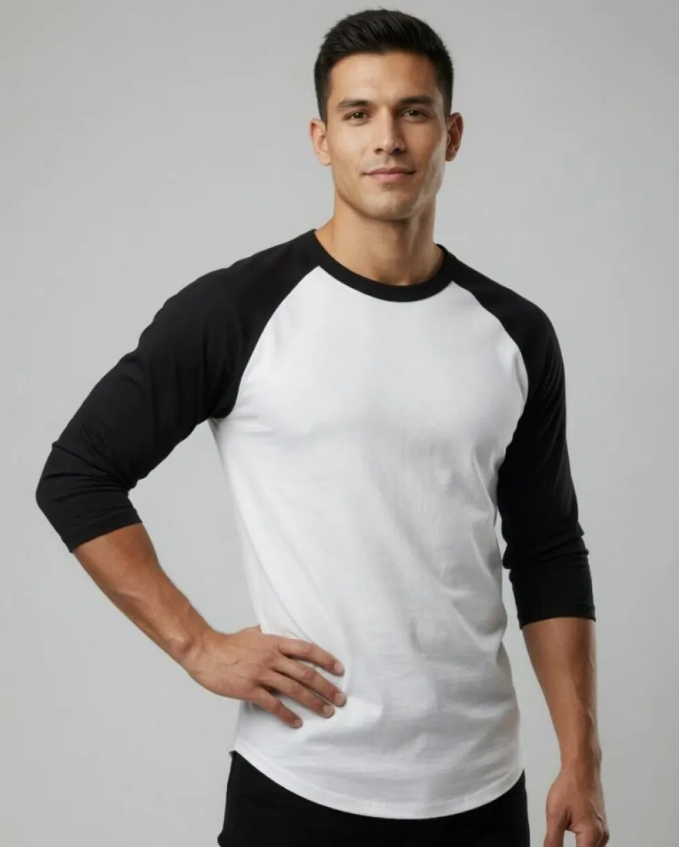 Augusta Sportswear Three Quarter Sleeve Baseball Jersey Free Shipping