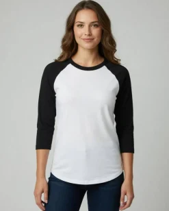 Augusta Sportswear Three Quarter Sleeve Baseball Jersey Free Shipping