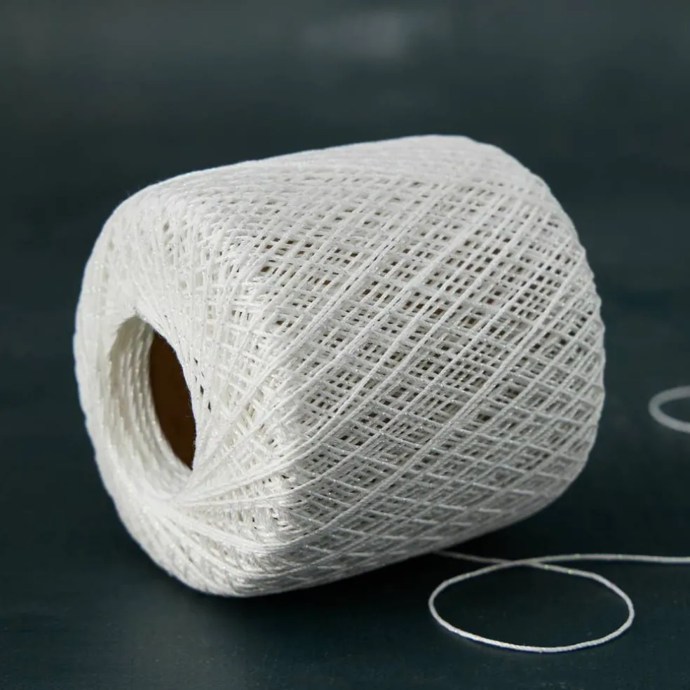 Aunt Lydia's® Metallic Cotton Crochet Thread