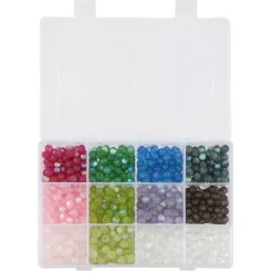 Aurora Borealis Glass Bead Mix, 8mm by Bead Landing™