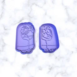Aussie dogs, cookie cutters, with stamps, and Here Come the Grannies