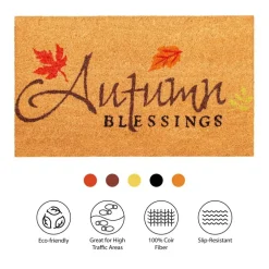 Autumn Blessings Doormat