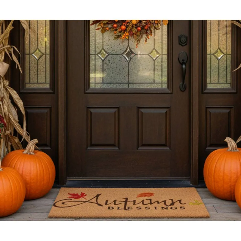 Autumn Blessings Doormat