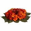 14" Autumn Hydrangea Candelabrum