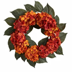 20" Autumn Hydrangea Wreath