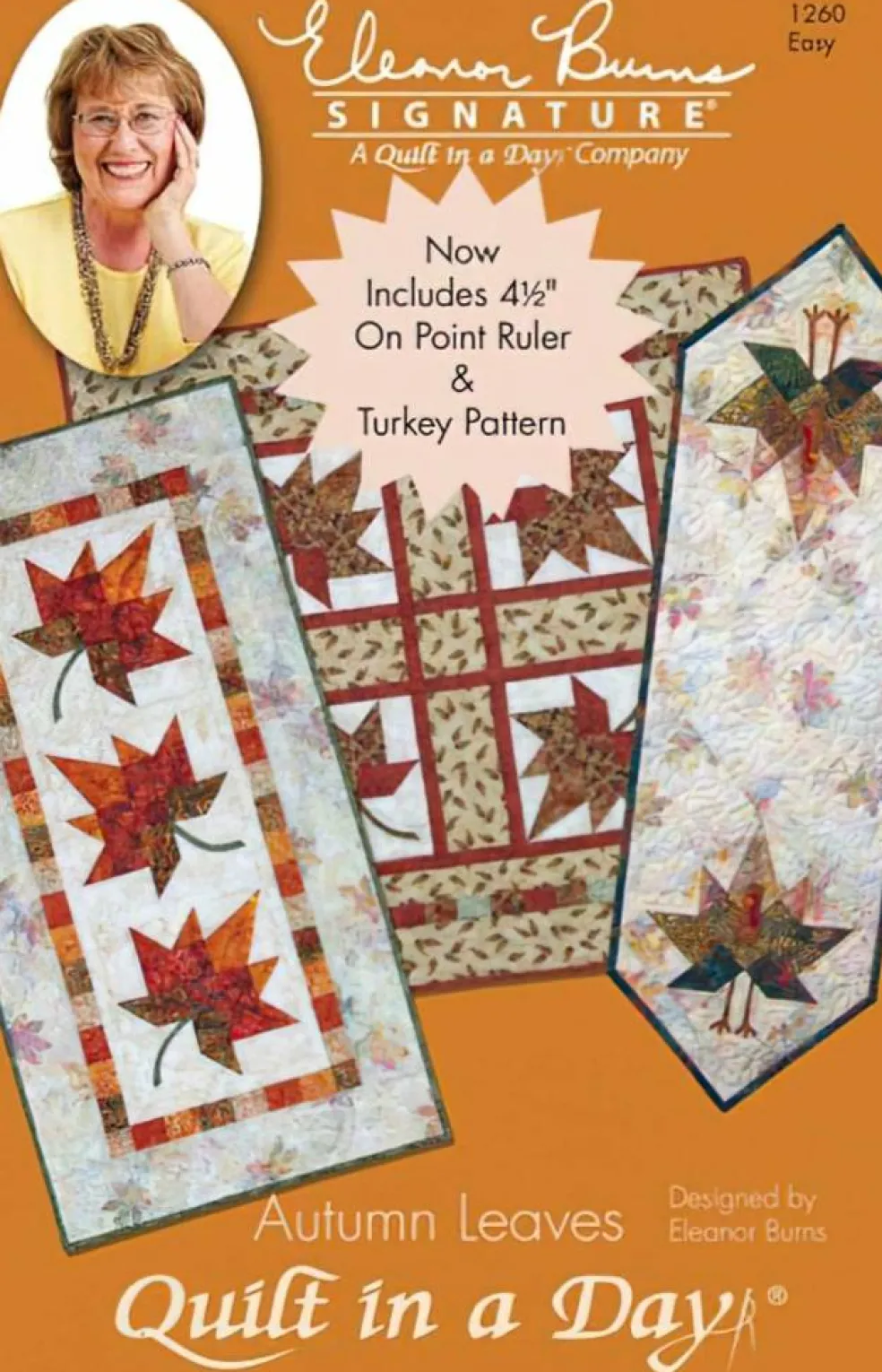 Autumn Leaves: Eleanor Burns Signature Quilt Pattern 735272012603
