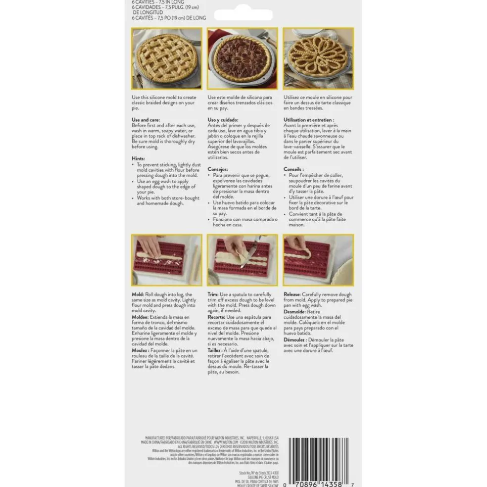 Autumn Pie Crust Mold