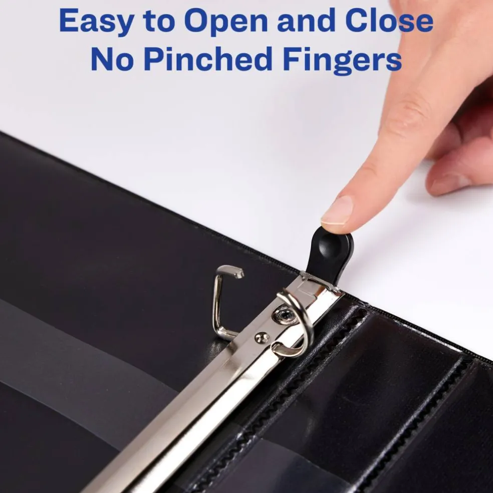 Avery Heavy-Duty Binder, 2" One-Touch Rings, 540-Sheet Capacity, DuraHinge, Maroon (79362)