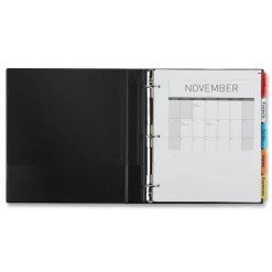 Avery 11.25 in. x 9.13 in. 5-Tab Insertable Dividers with Single Pockets - White (1-Set)
