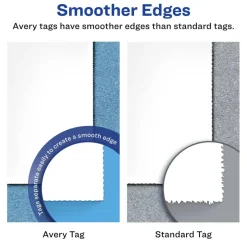 Avery Printable Matte White Tags with Strings, 2