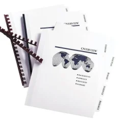 Avery Print-On 11 in. x 8.5 in. 5-Tab Customizable Unpunched Dividers - White (5/Pack)