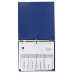Avery Ready Index 11 in. x 8.5 in. 12-Tab Customizable TOC 1 to 12 Tab Dividers - Black/White (1-Set)