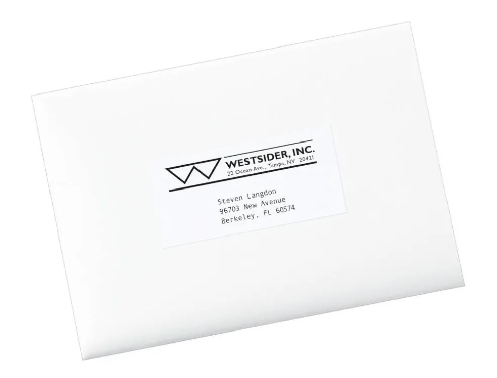 Avery Shipping Labels for Copiers, Permanent Adhesive, 2" x 4-1/4", 1,000 Labels (5352)