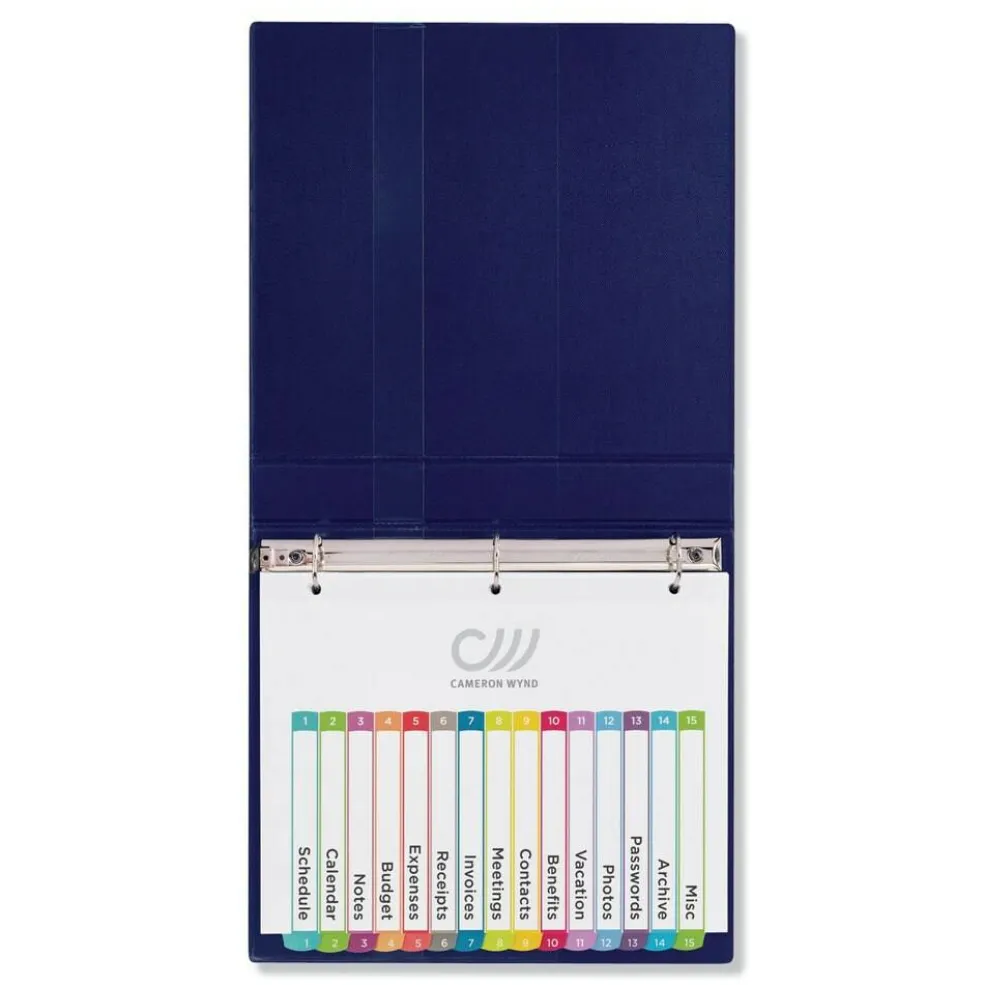 Avery 1 - 15 Tab 11 in. x 8.5 in. Customizable TOC Ready Index Divider Set - Multicolor (1 Set)