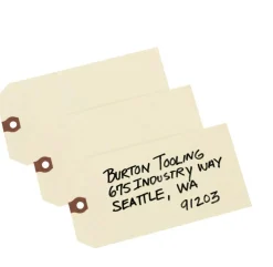 Avery 12301 Unstrung Shipping Tags, 13-pt. Stock, 2 3/4 x 1 3/8, Manila (Box of 1000)