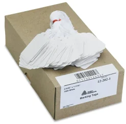 Avery White Marking Tags, Strung, 2.1 x 1.4-Inches, Pack of 1000 (12202)