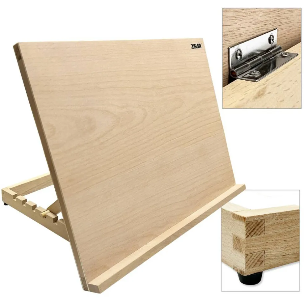 A3 Wooden Table Top Easel with 5 Adjustable Angles