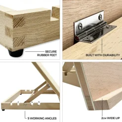 A3 Wooden Table Top Easel with 5 Adjustable Angles