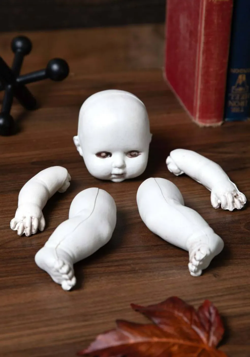 Bag of Scary Doll Parts Decoration