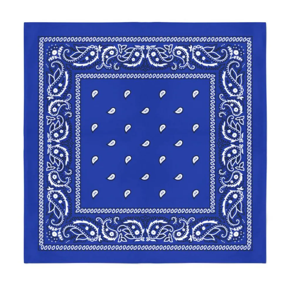 Balec Bulk Wholesale 60 Pack Paisley Polyester Bandanas Unisex