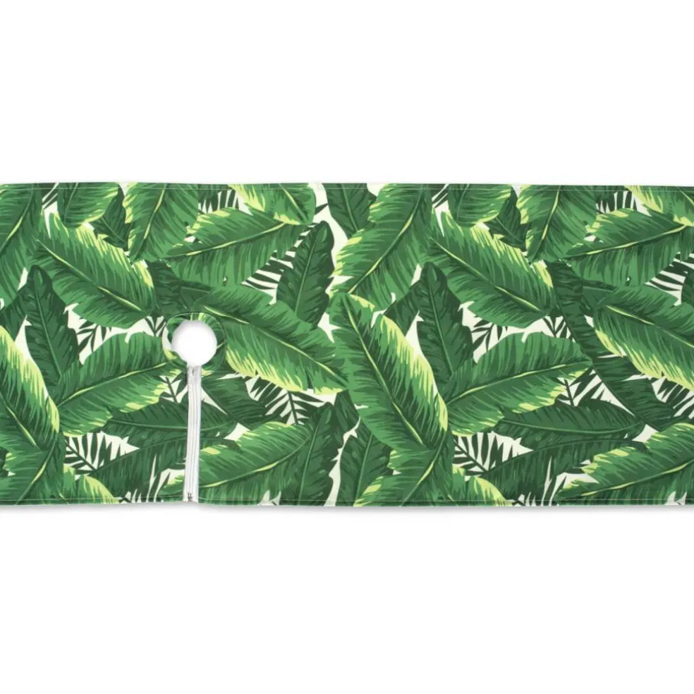Banana Leaf Outdoor Table Runner With Zipper 14" x 108"
