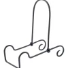 Bard's Adjustable Black Wrought Iron Bowl or Deep Platter Stand, 10" H x 5" W x 8.75" D (For 9" - 11" Bowls or Deep Platters)