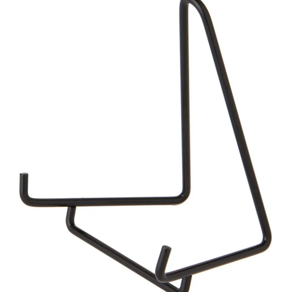 Bard's Black Wire Easel Stand, 4" H x 3.5" W x 3" D
