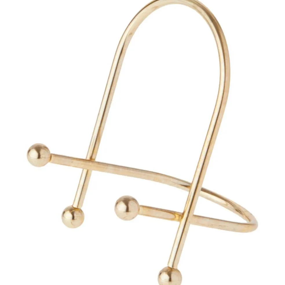 Bard's Brass Wire Easel, 4" H x 3.5" W x 4.5" D