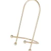 Bard's Brass Wire Easel, 7" H x 4" W x 3.25" D