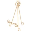 Bard's Gold-toned Metal Easel, 13" H x 7.5" W x 8" D (For 9" - 11.5" Plates)